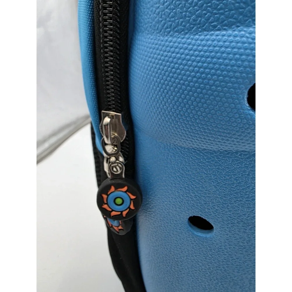 Opcari Backpack Front Can Be Personalized W/ Mini Fobbz Blue‎ Made In USA #0189